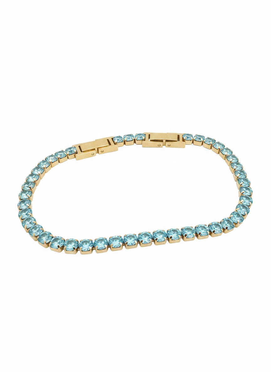 Pulsera Brillo Fino Cielo